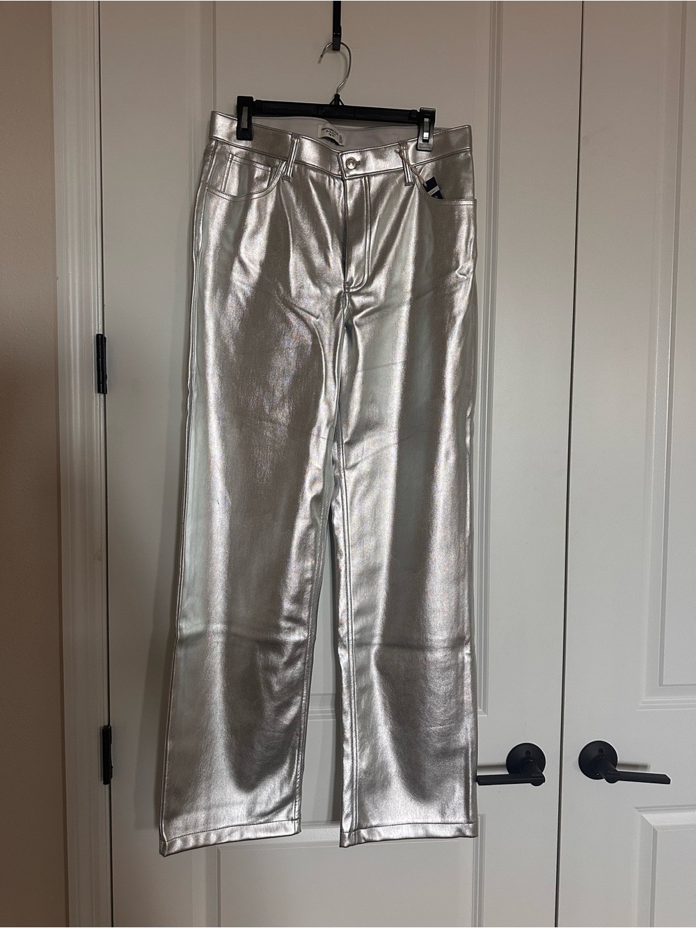 Abercrombie & Fitch Metallic Pants-Curve Love 31L